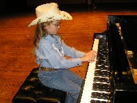 Student Playing in Recital
